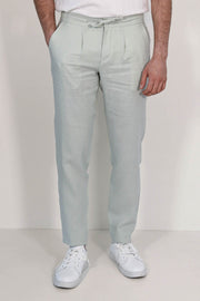 VELVARDE KETEN JOGGER İPLİ LASTLİKLİ PANT.A.YEŞİL